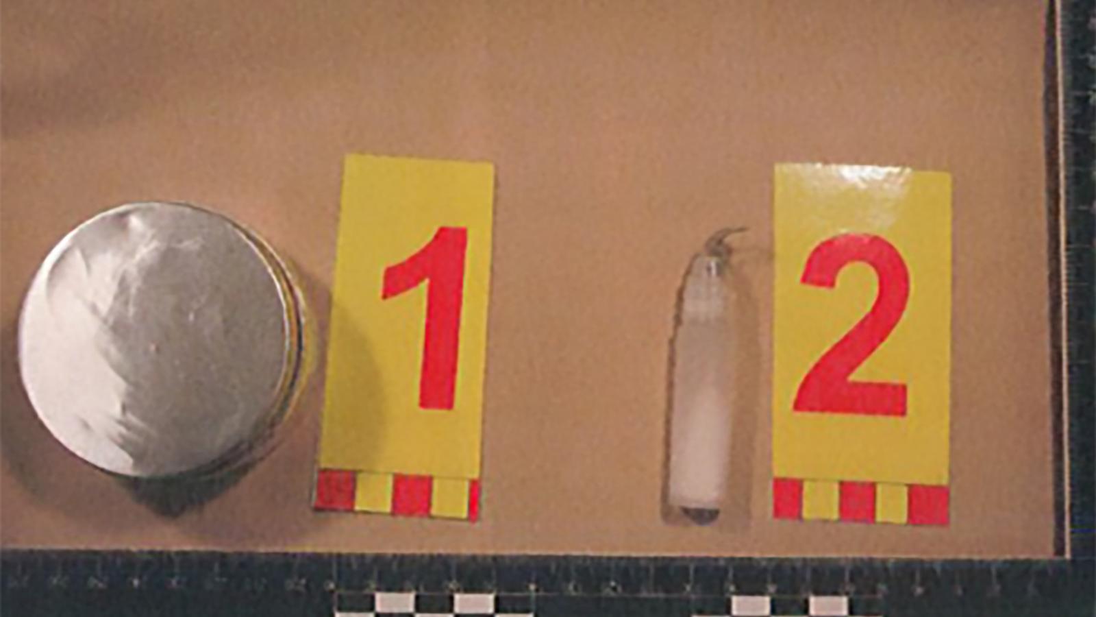 A fotókon a kutatáson lefoglalt kábítószer látható. 