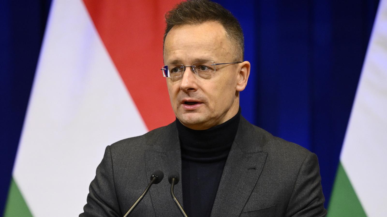 Szijjártó Péter február 18-án.