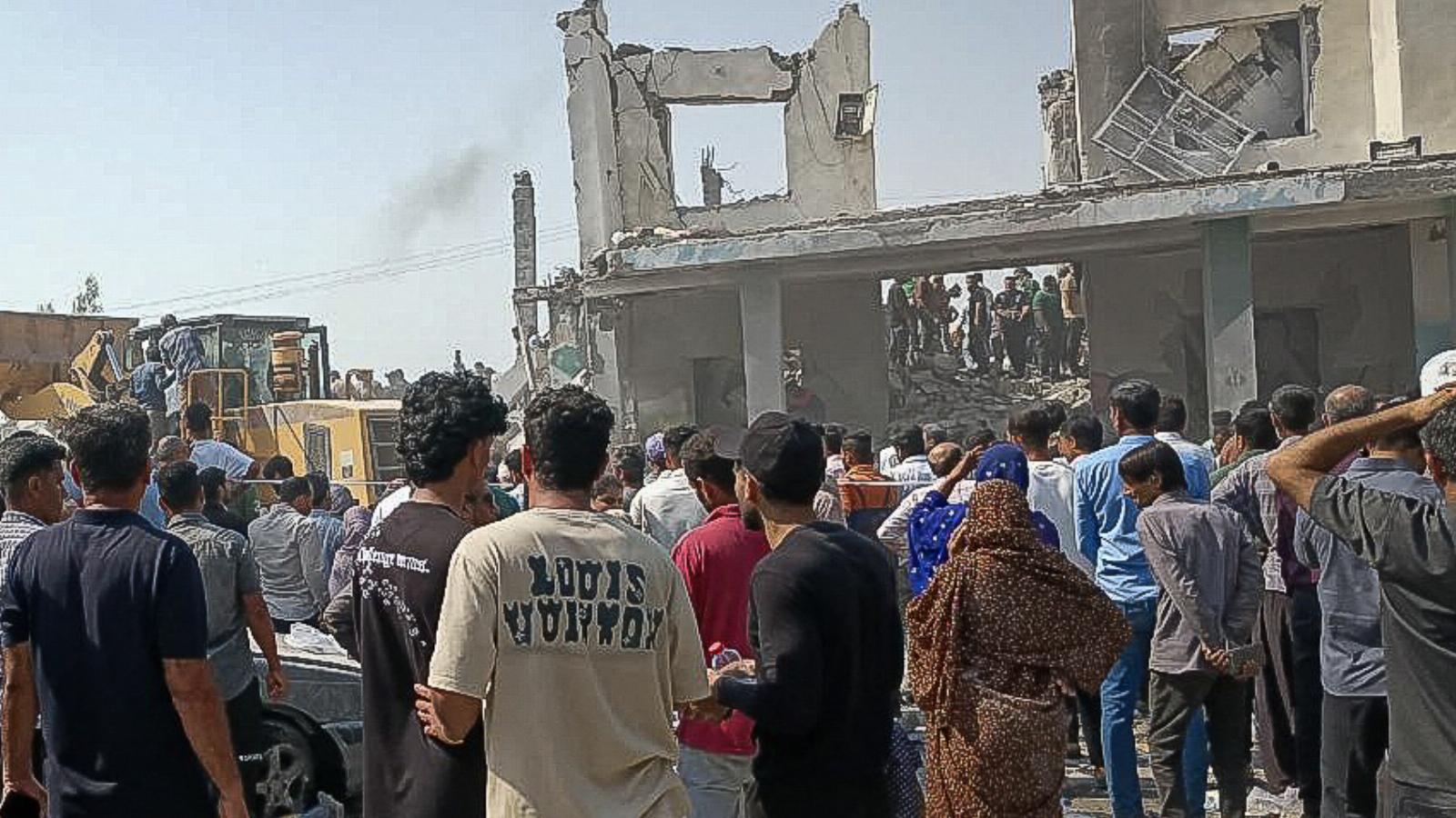 A légicsapás helyszíne szombaton a dél-iráni Minabban