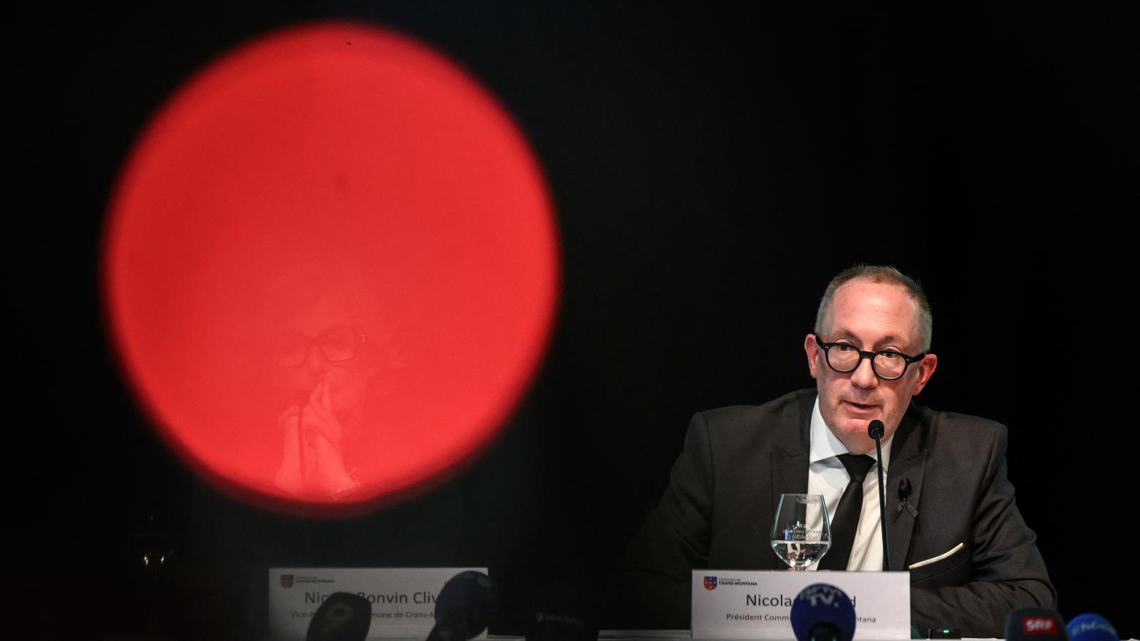 Nicolas Féraud, Crans-Montana polgármestere - Korábbi felvétel 