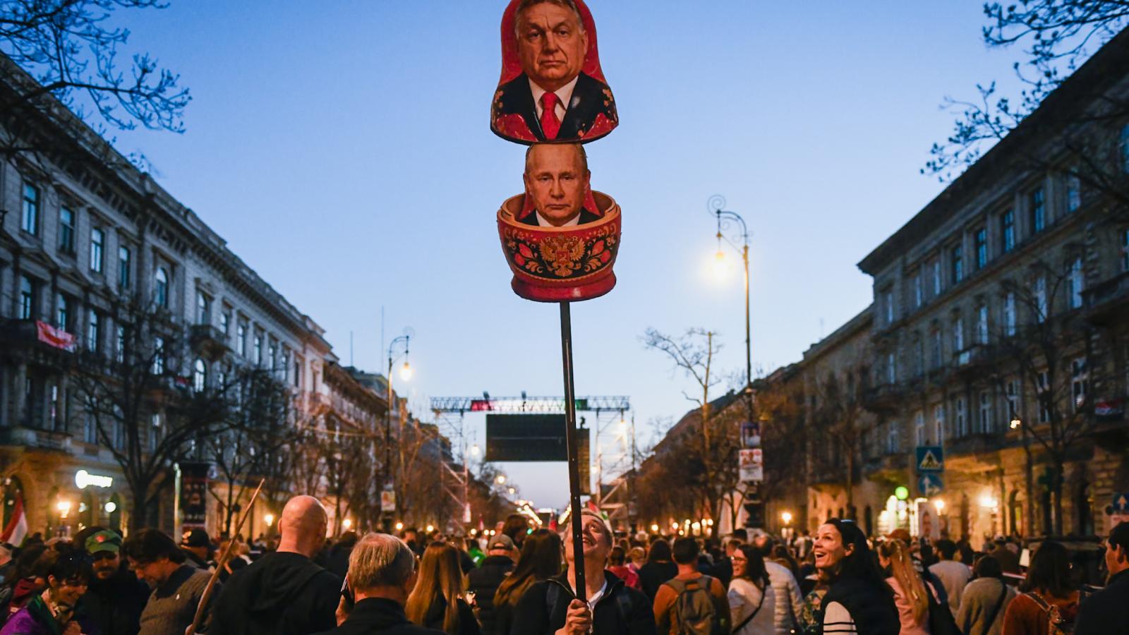 Szemléltető eszköz a Tisza március 15-ei rendezvényén