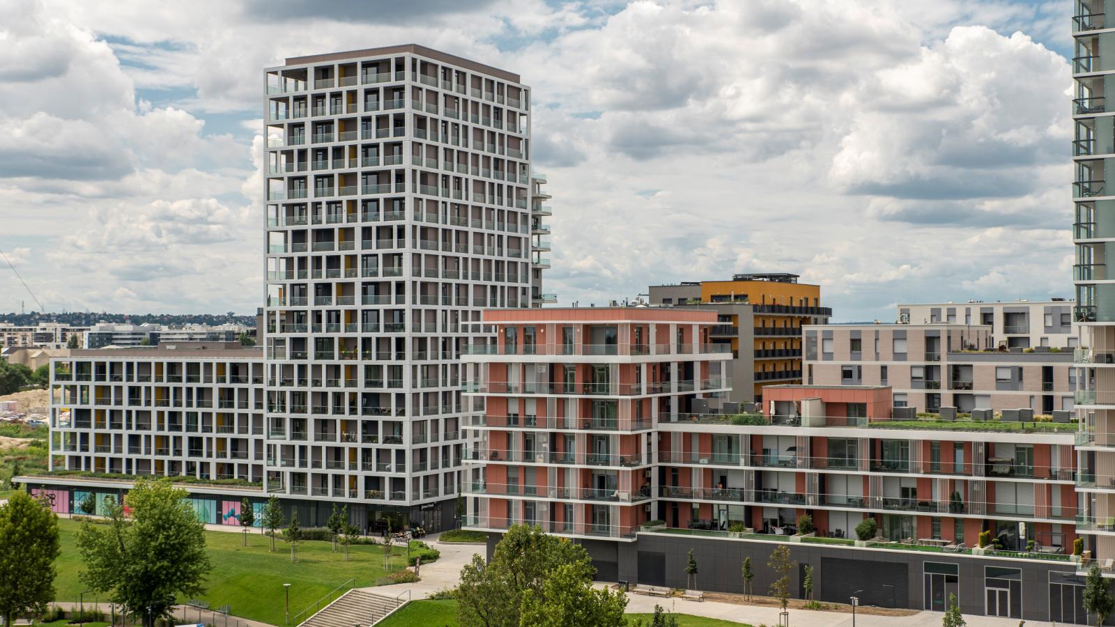 A Budapart épületei 2021-ben