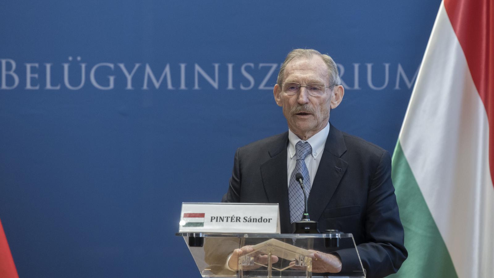 Pintér Sándor belügyminiszter a Belügyminisztériumban 2026. január 19-én.