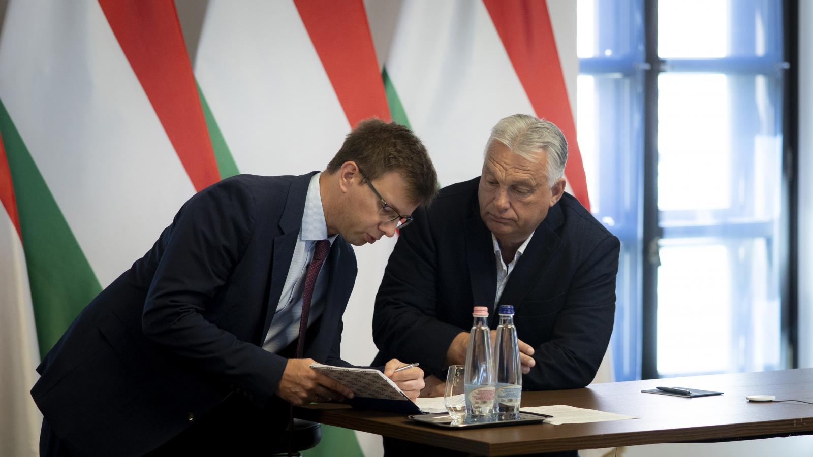 Bóka János és Orbán Viktor 2025. augusztus 19-én.