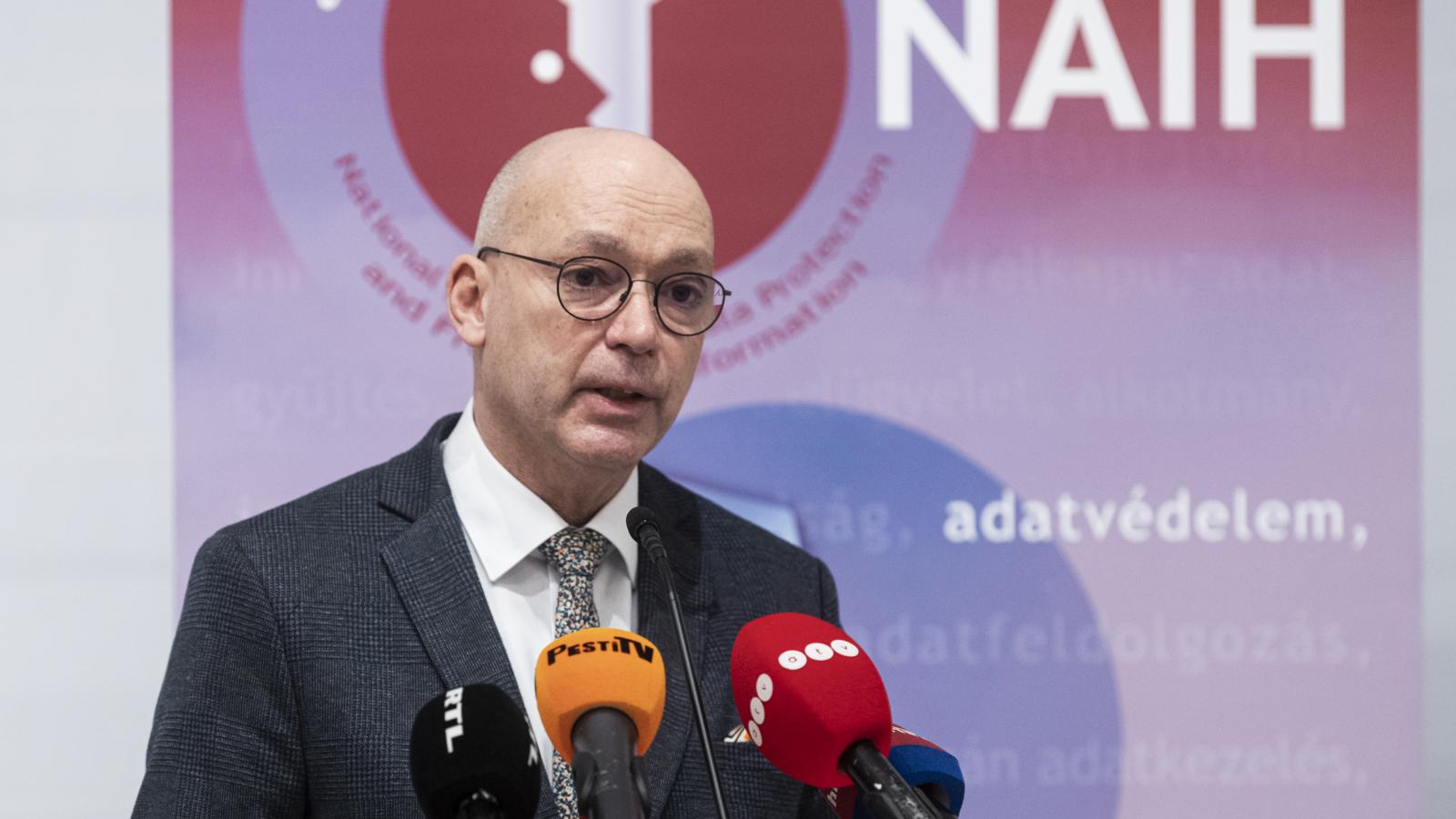 Péterfalvi Attila a NAIH elnöke 2022-ben.