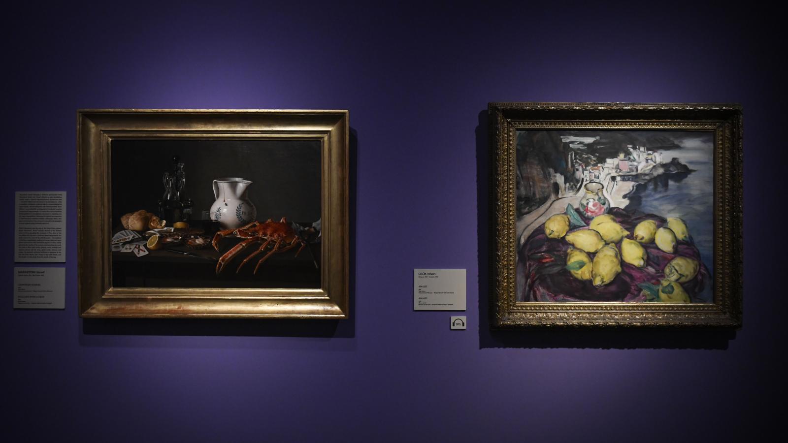 Marastoni József és Csók István csend­életei