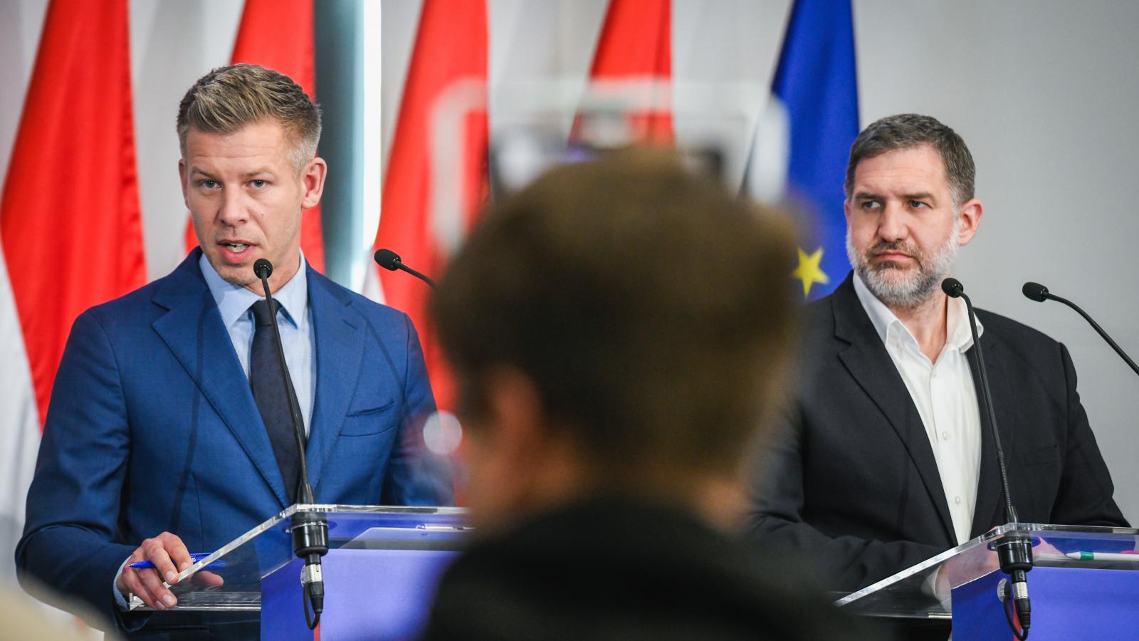 Magyar Péter és Tóth Péter nemzetbiztonsági főtanácsadó - Korábbi felvétel