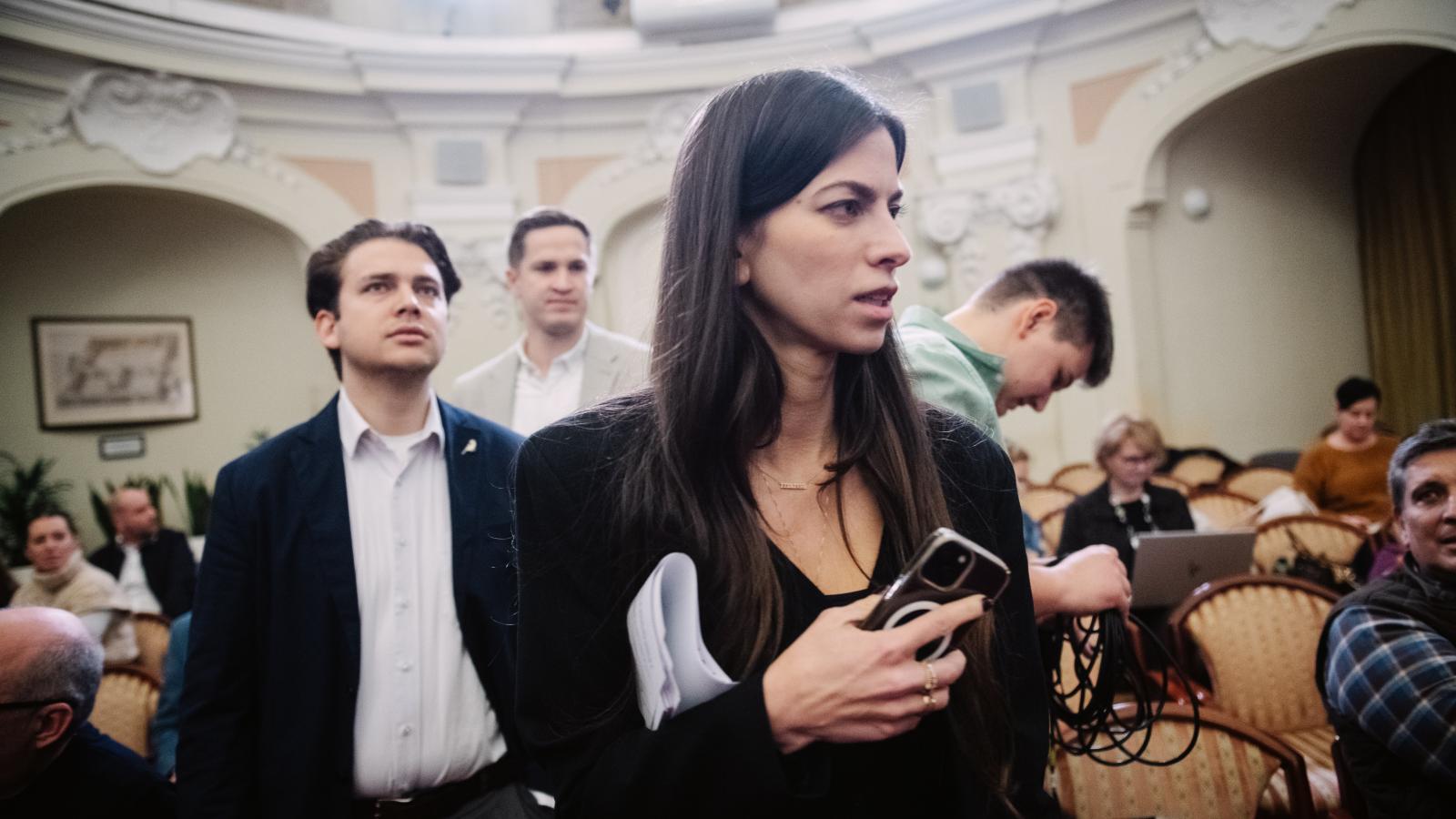 Szentkirályi Alexandra még a Fidesz fővárosi frakcióvezetőjeként  – korábbi felvétel