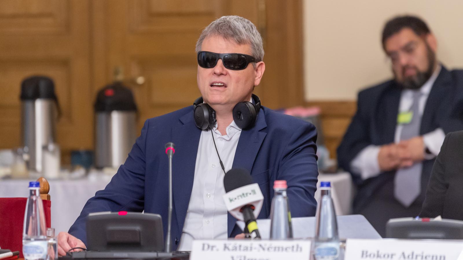 Kátai-Németh Vilmos szociális és családügyi miniszterjelölt kinevezés előtti meghallgatásán az Országgyűlés szociális bizottságának ülésén az Országházban 2026. május 12-én