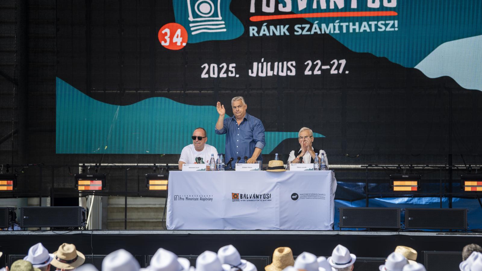 Orbán Viktor Tusványoson 2025. július 26.