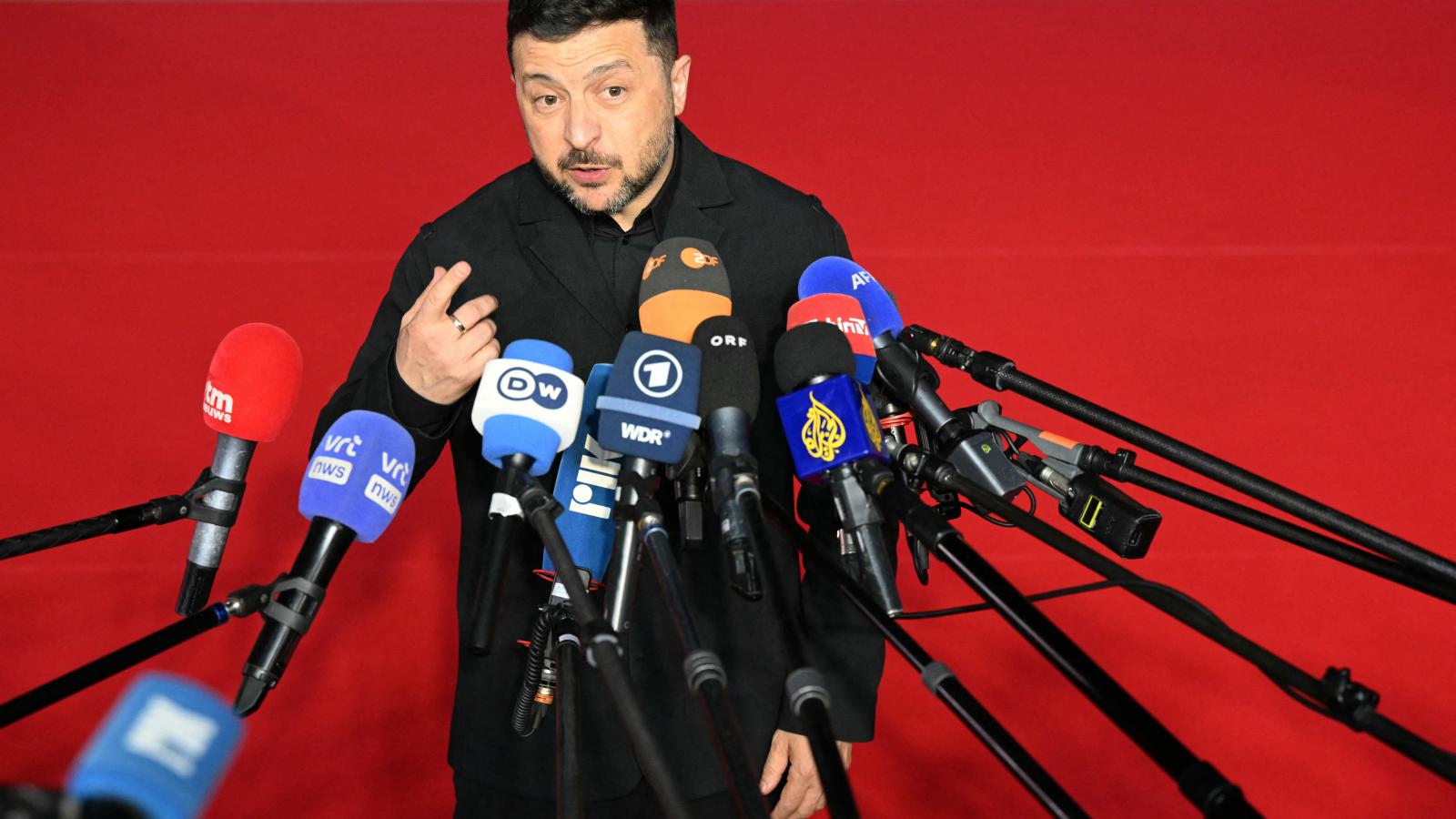 Volodimir Zelenszkij ukrán elnök
