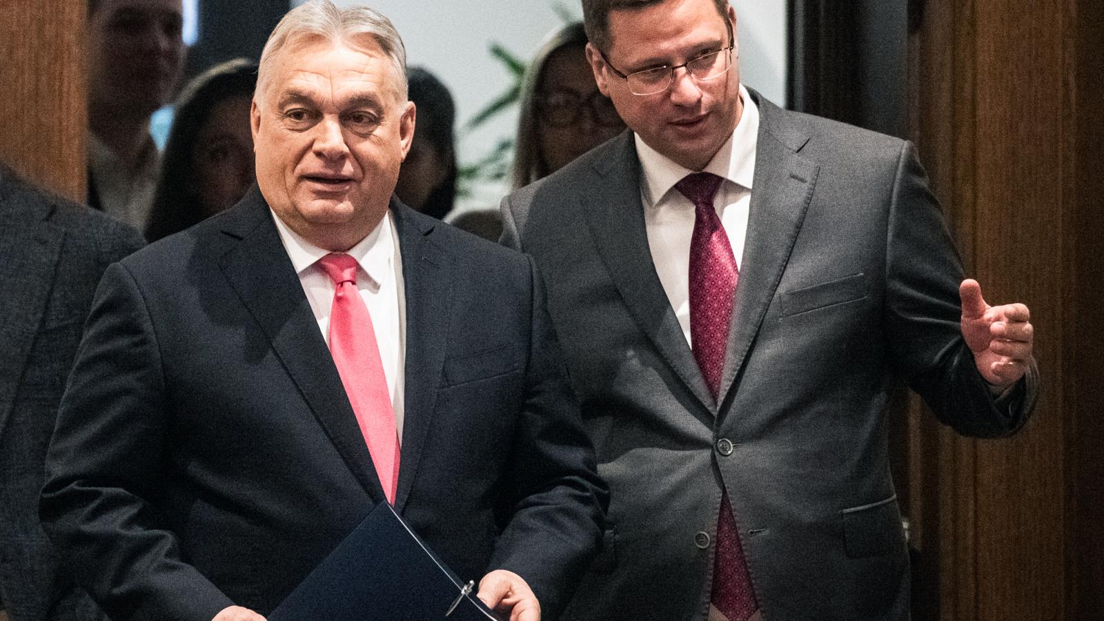 Orbán Viktor és Gulyás Gergely – korábbi felvétel