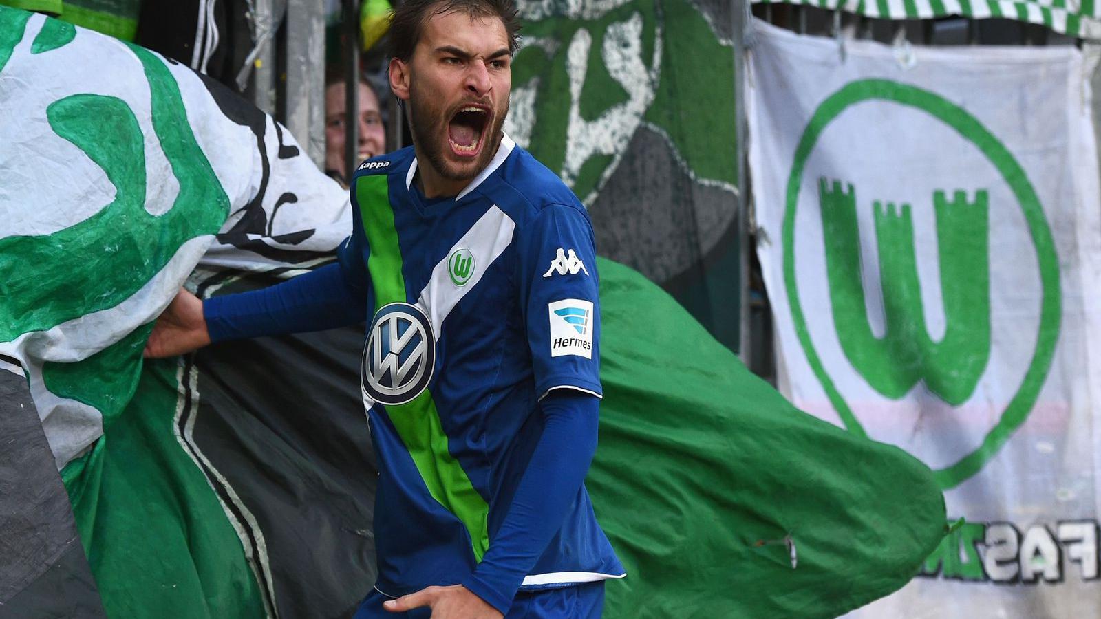 A Wolfsburg gólgyárosa, Bas Dost az Inter ellen folytathatja FOTÓ: EUROPRESS/GETTY IMAGES/DENNIS GROMBKOWSKI