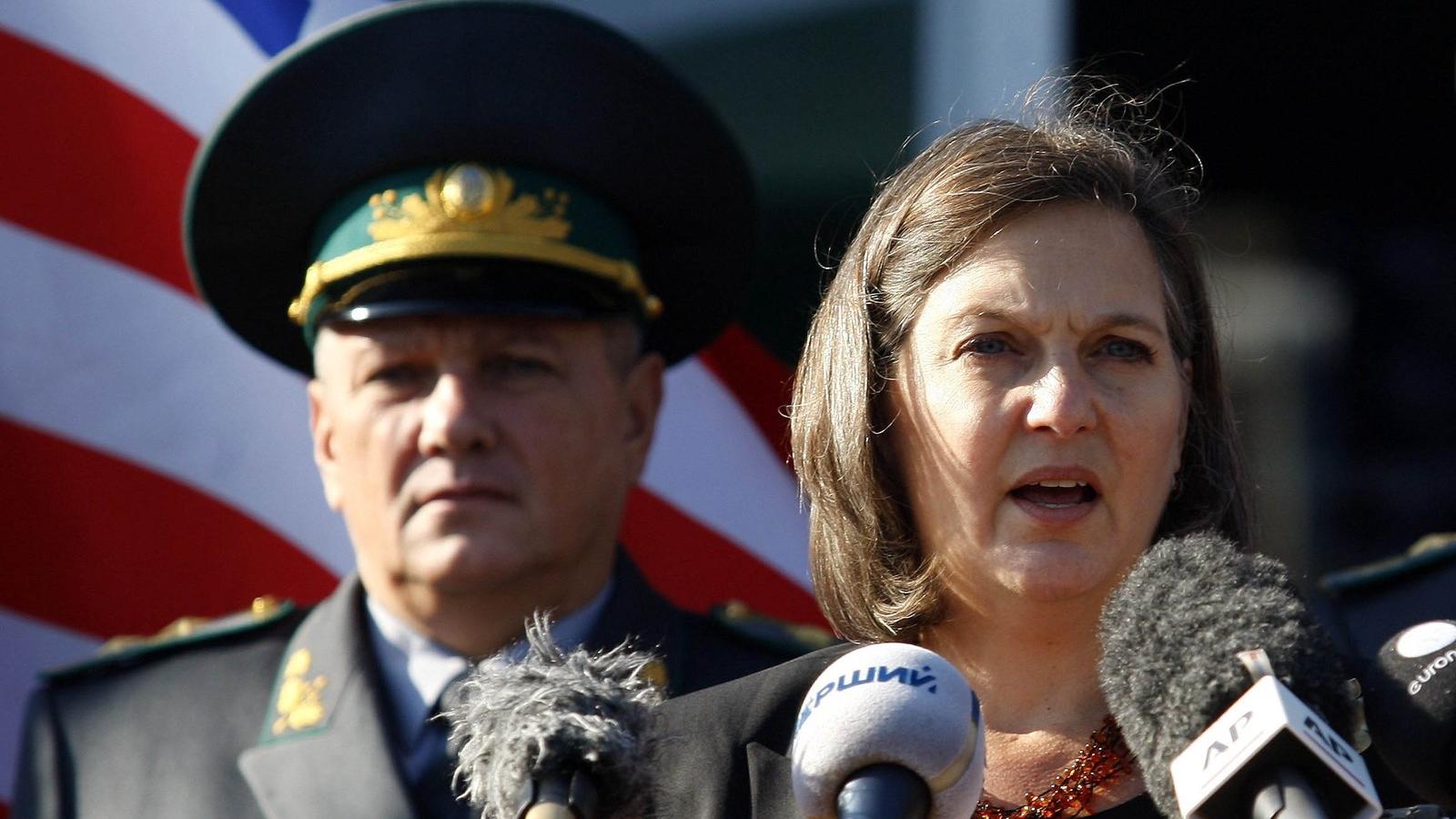 Victoria Nuland beszédet mond. FOTÓ: Getty Images