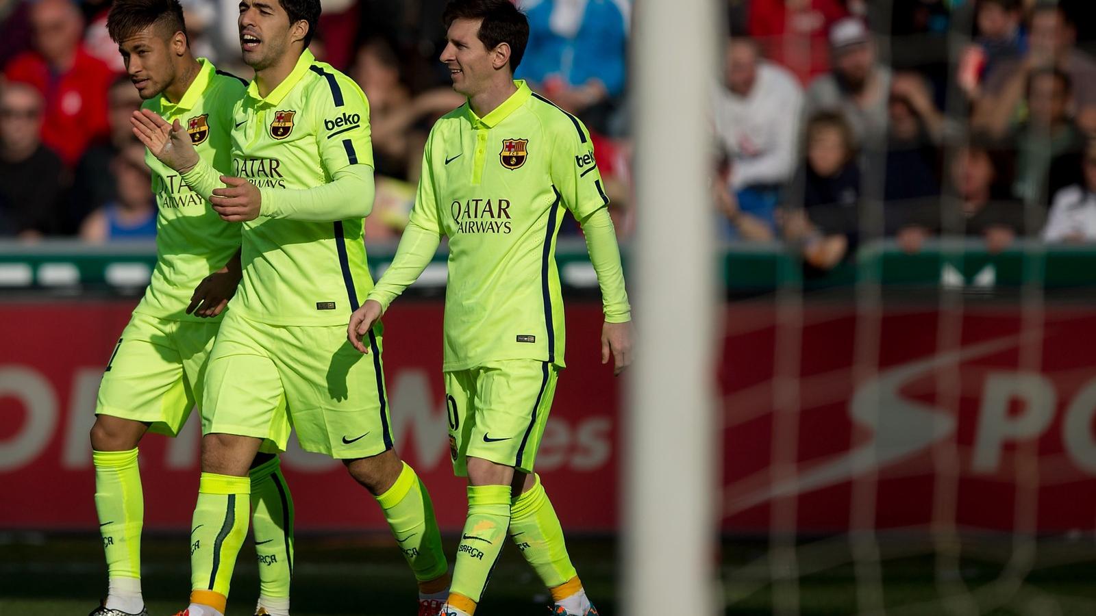 A Neymar, Suárez, Messi trió a Real ellen is brillírozna FOTÓ: EUROPRESS/GETTY IMAGES/GONZALO ARROYO MORENO.