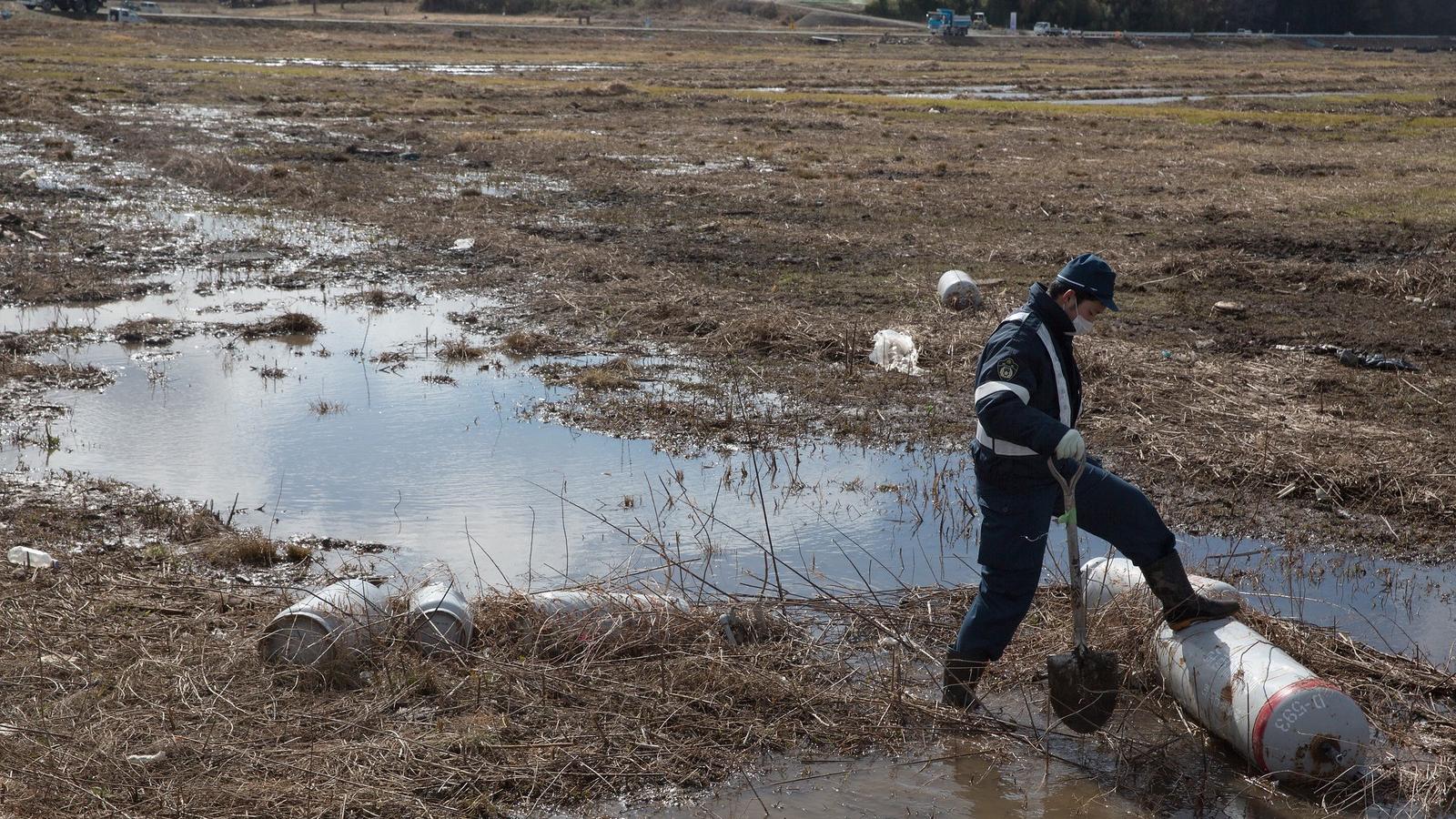 A fukusimai katasztrófa után 4 évvel. FOTÓ: Ken Ishii/Getty Images