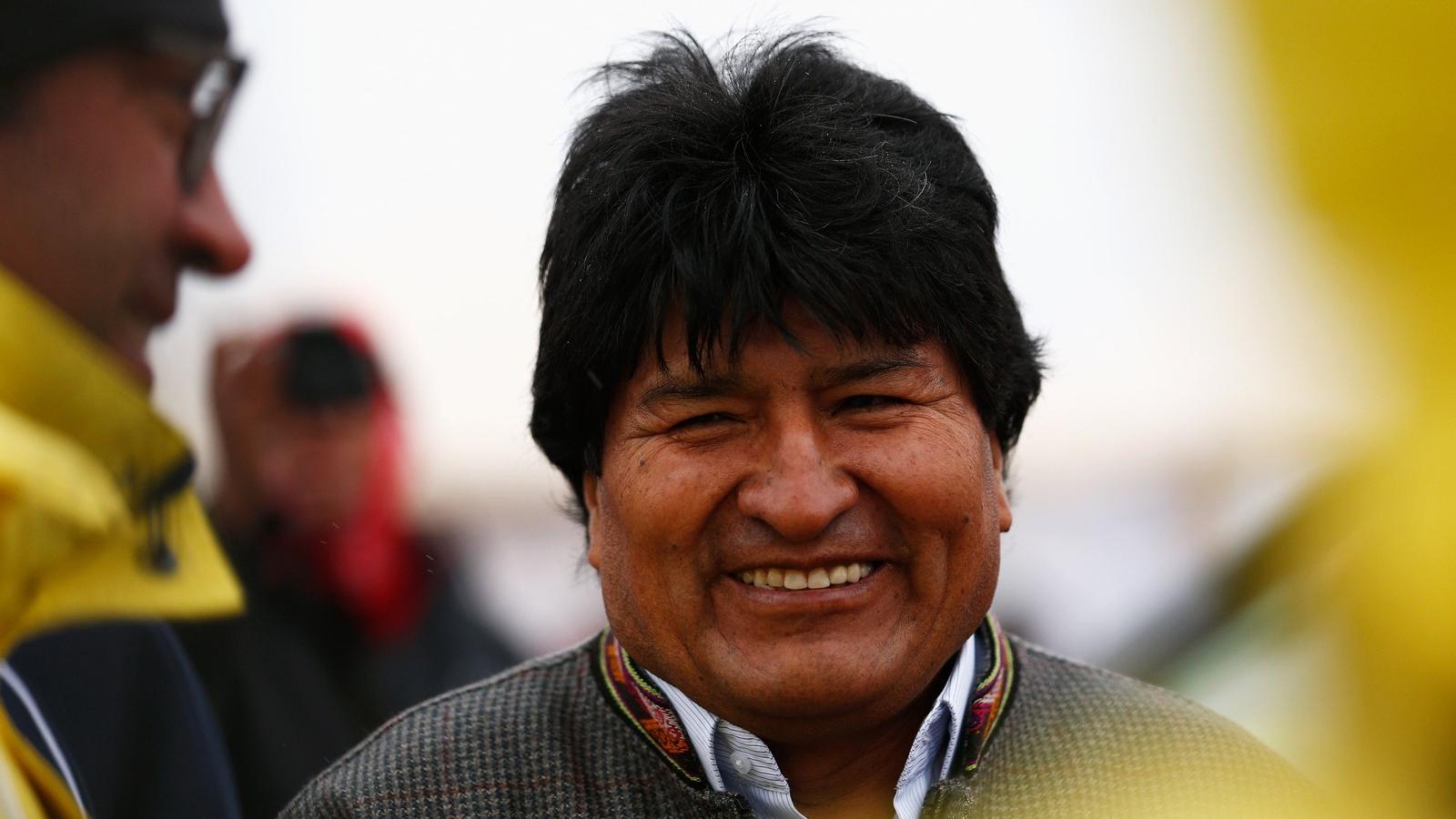 A képen a vereséget szenvedett Evo Morales. FOTÓ: Dean Mouhtaropoulos/Getty Images