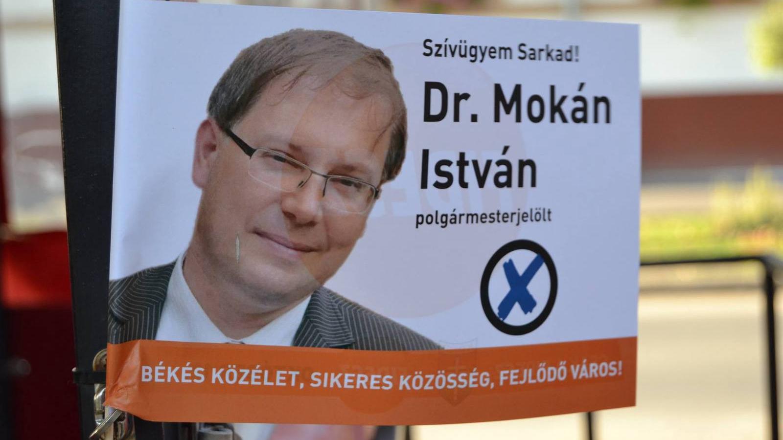 A polgármester az önkormányzati választás idején büszkén hirdette: szívügye Sarkad. FOTÓ: Mokán István Facebook-oldala 