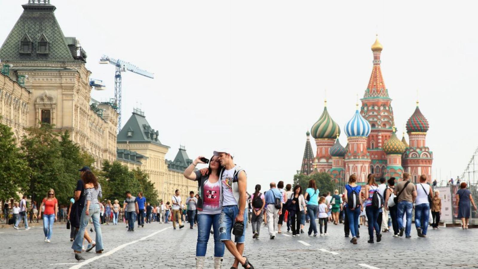 A Nyugat és Oroszország közötti feszültségek ellenére Moszkvában azért továbbra is sok külföldi turista bukkan fel
FOTÓ: EUROPR