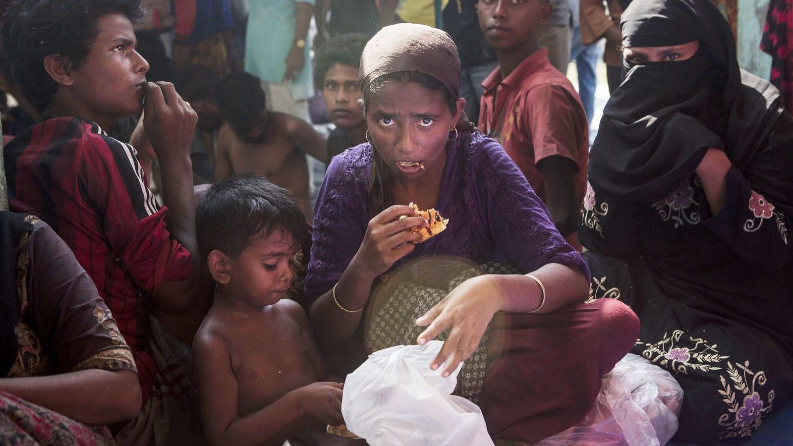 Rohingya menekültek egy indonéziai átmeneti táborban FOTÓ: EUROPRESS/GETTY IMAGES/ULET IFANSASTI