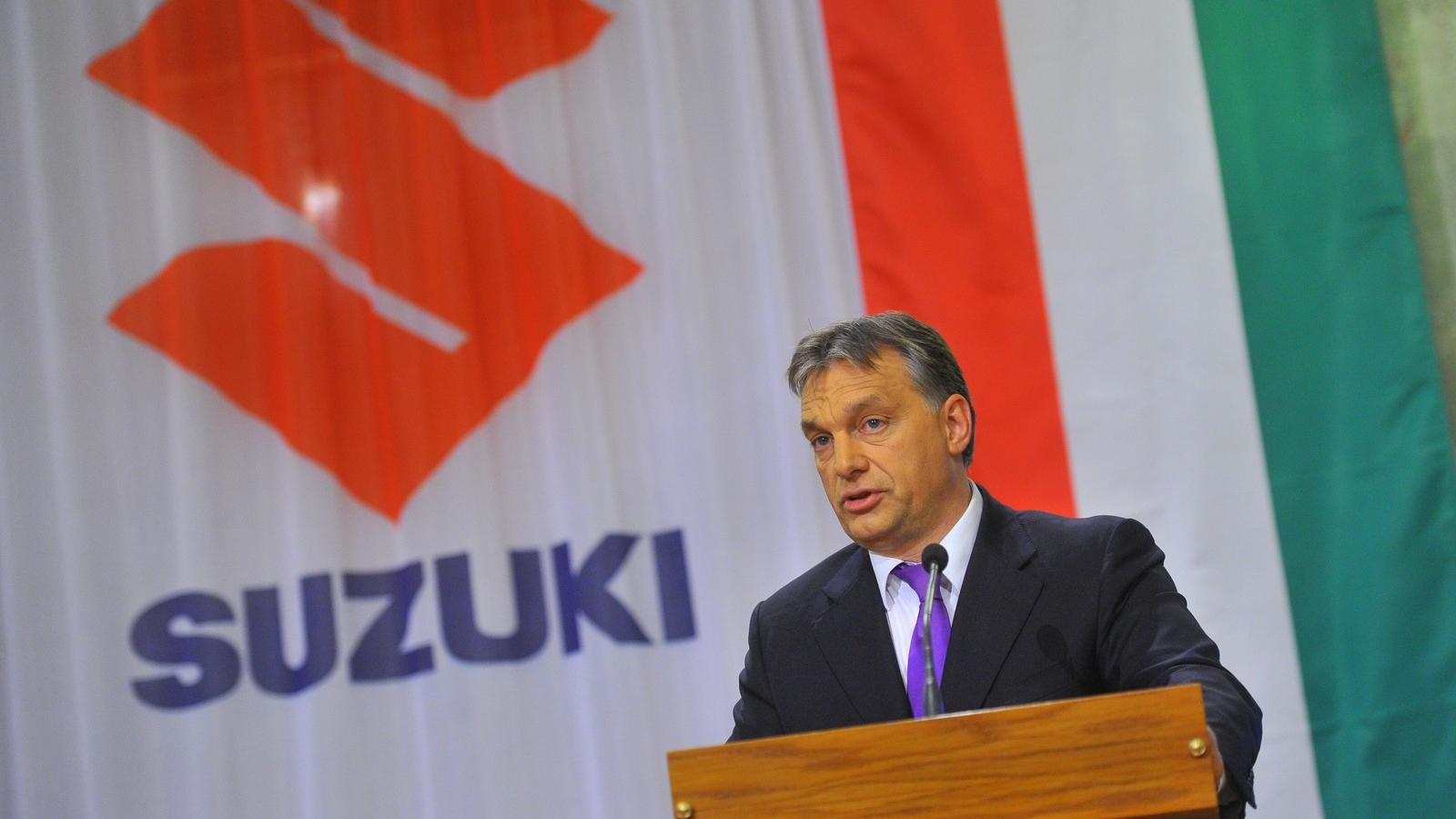 Orbán 2012-ben még stratégiai megállapodást kötött a Suzukival. Fotó: Népszava