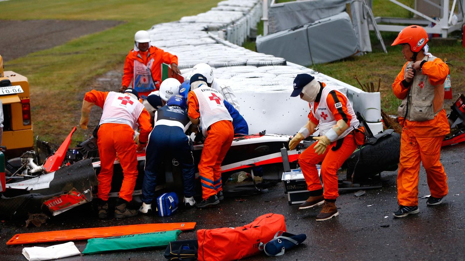 A baleset utáni pillanatok. FOTÓ: Getty Images