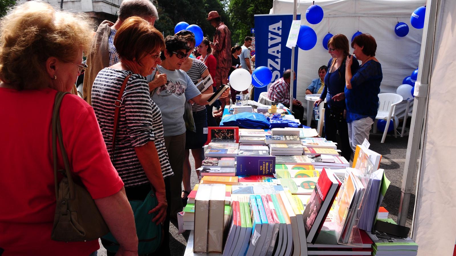 A tavalyi jó hangulat Fotó: Népszava