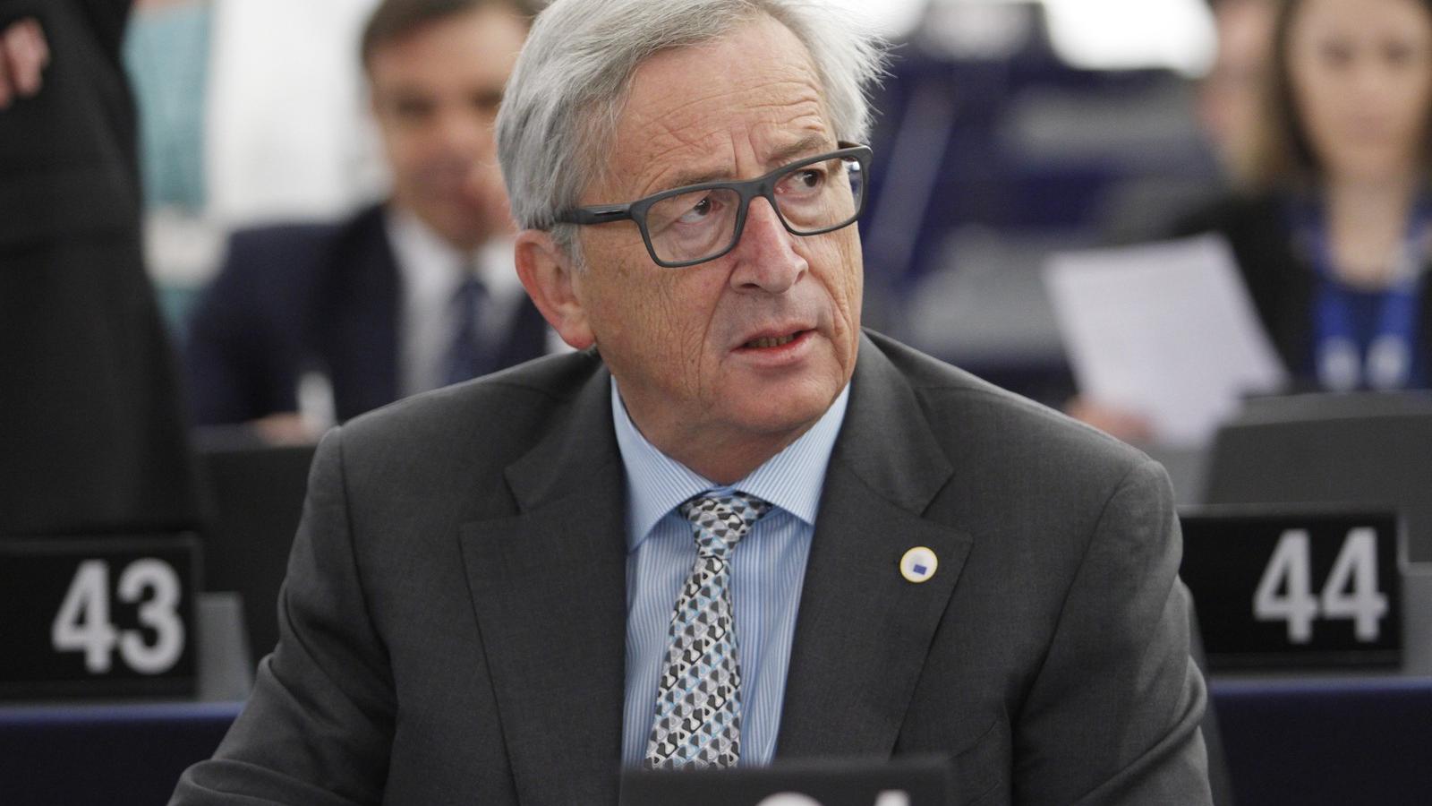 Jean-Claude Juncker az Európai Parlamentben 2015.07.08-án. Fotó: Michele Tantussi/Getty Images News