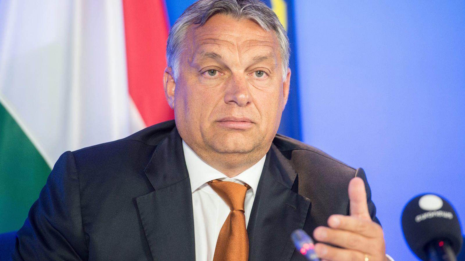 Orbán Viktor miniszterelnök nemzetközi sajtótájékoztatót tart Brüsszelben, az Európai Tanács épületében 2015. szeptember 3-án. M