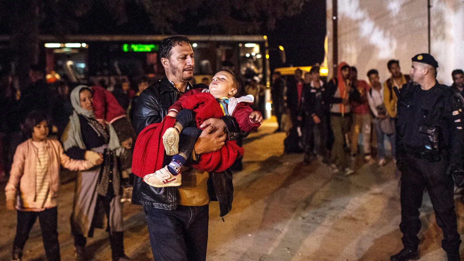 Egy horvátországi menekülttábornál Fotó: David Ramos/Getty Images Hírek
