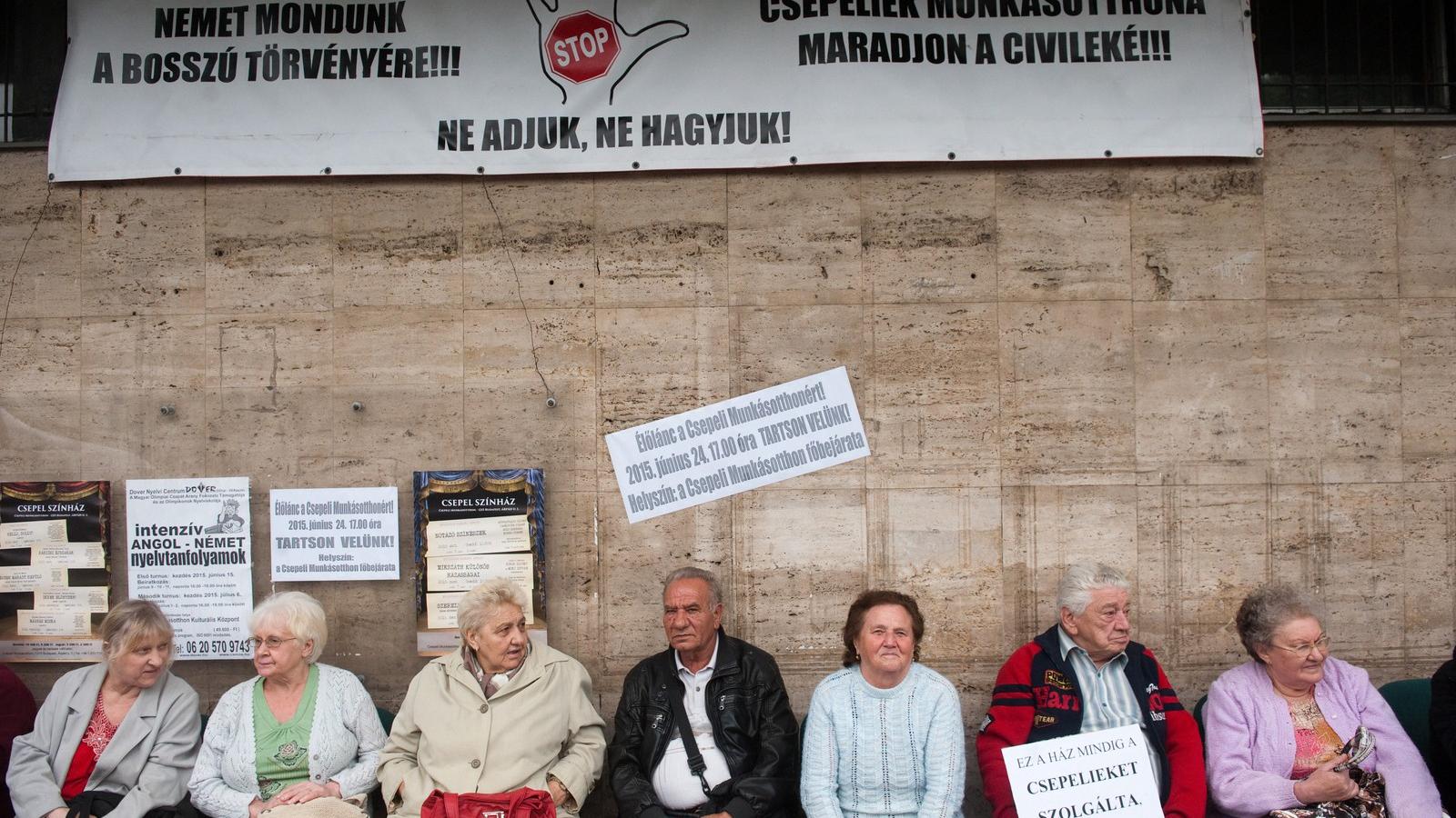 Már júniusban is tiltakoztak, de szeptemberben biztossá vált, hogy eredménytelenül FOTÓ: TÓTH GERGŐ