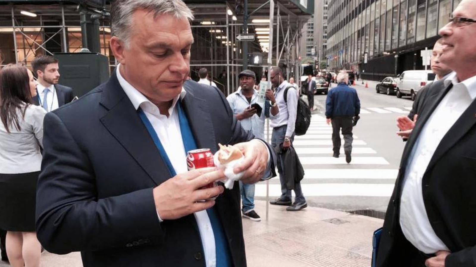 A miniszterelnökről készített legújabb fotó New Yorkból. Forrás: Facebook/Orbán Viktor