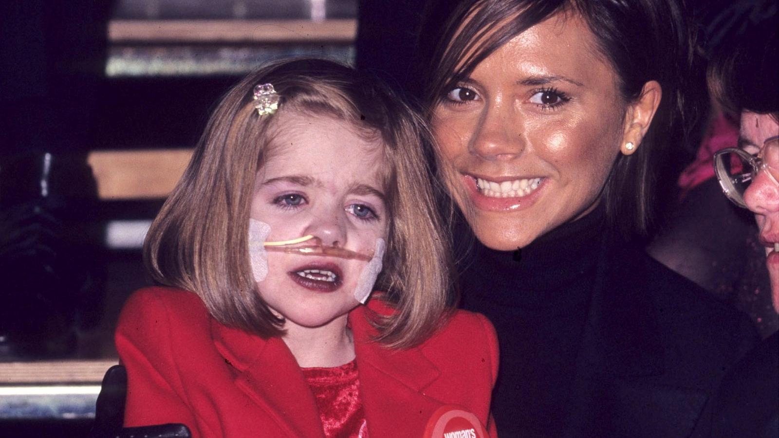 Kirsty Howard még kislánykorában Victoria Benchammal. FOTÓ: Getty Images