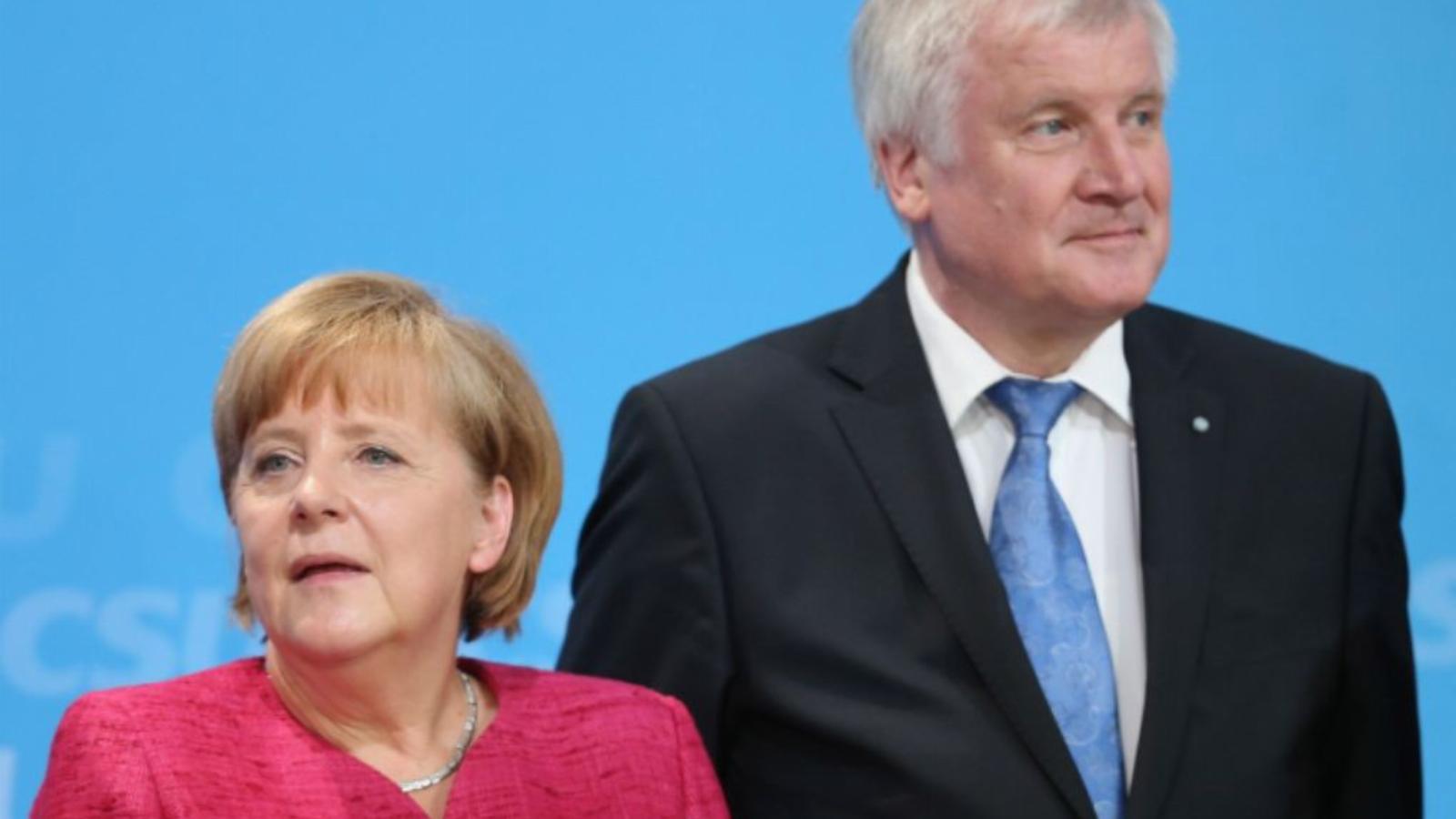 Angela Merkel és Horst Seehofer – egyre feszültebb a viszony FOTÓ: EUROPRESS/GETTY IMAGES/SEAN GALLUP