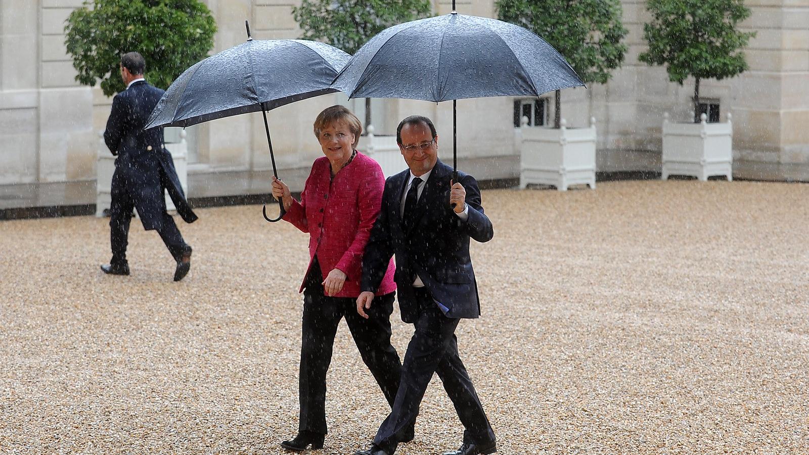 A német kancellár és a francia elnök is üres kézzel távozott. Fotó: Antoine Antonio EUROPRESS/Getty Images