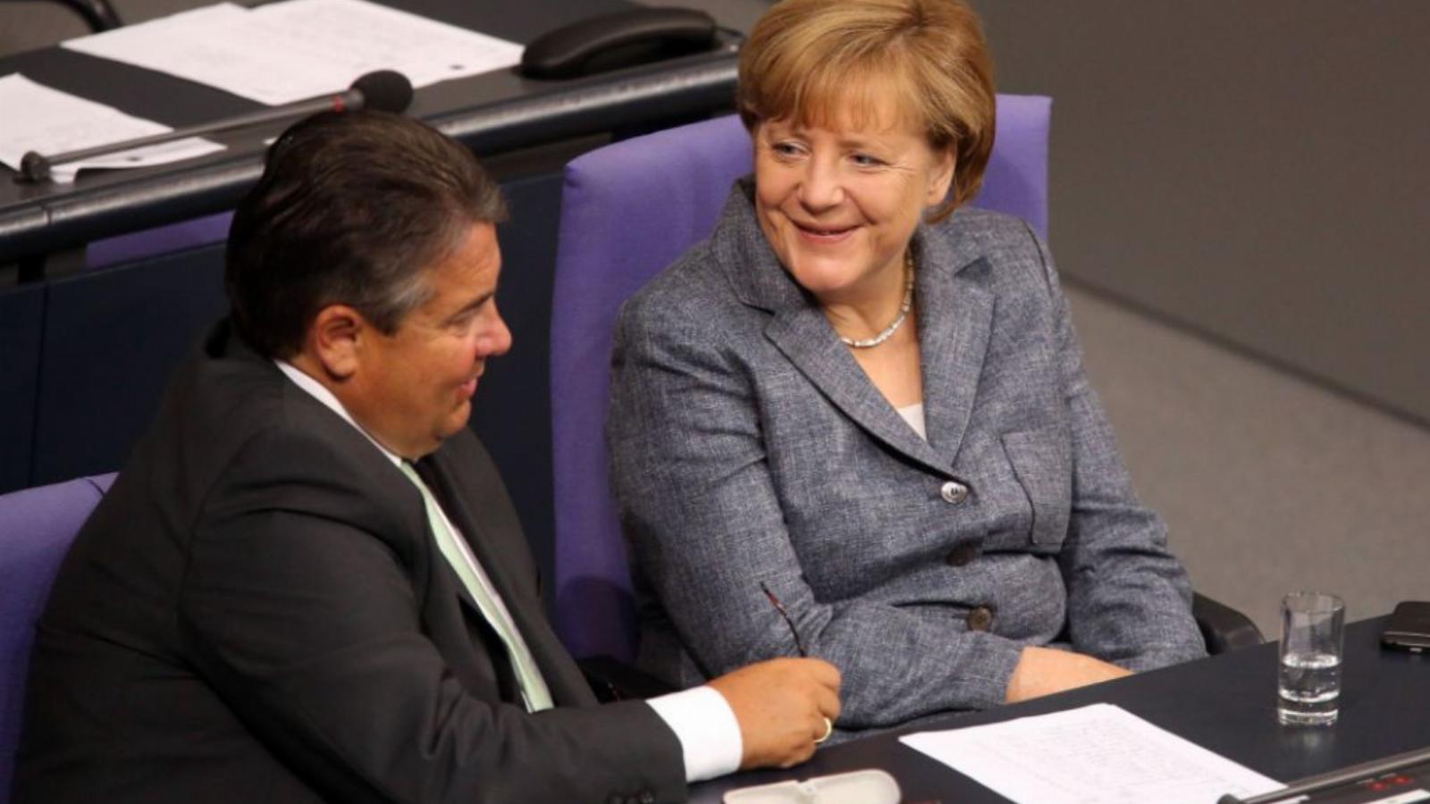 Sigmar Gabriel marad Merkel helyettese, nem szakad a koalíció FOTÓ: EUROPRESS/GETTY IMAGES/ADAM BERRY