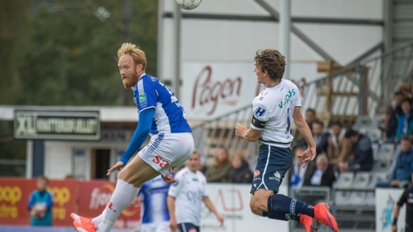 Kovács Péter (balra) a helyszínen drukkol holnap a magyar válogatottnak FOTÓ: WWW.SARPSBORG08.NO