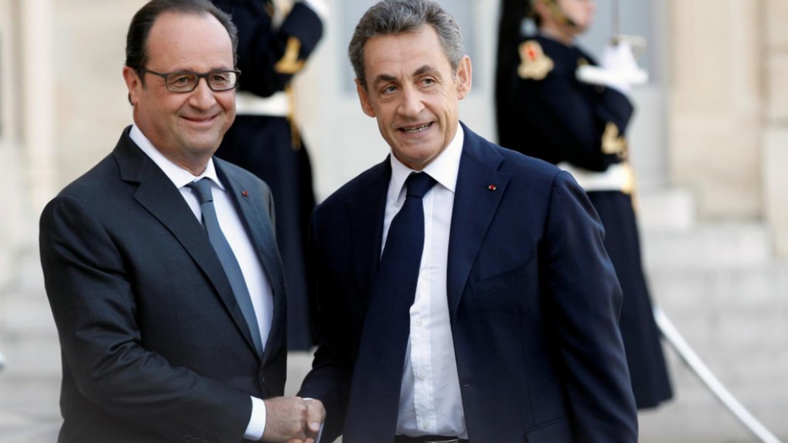 A látszat csal, Francois Hollande és Nicolas Sarkozy között egyáltalán nem baráti a viszony FOTÓ: EUROPRESS/GETTY IMAGES/THIERRY