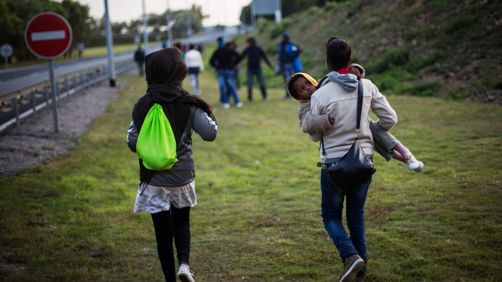 Menekülők Calais-nál Fotó: Rob Stothard/Getty Images 