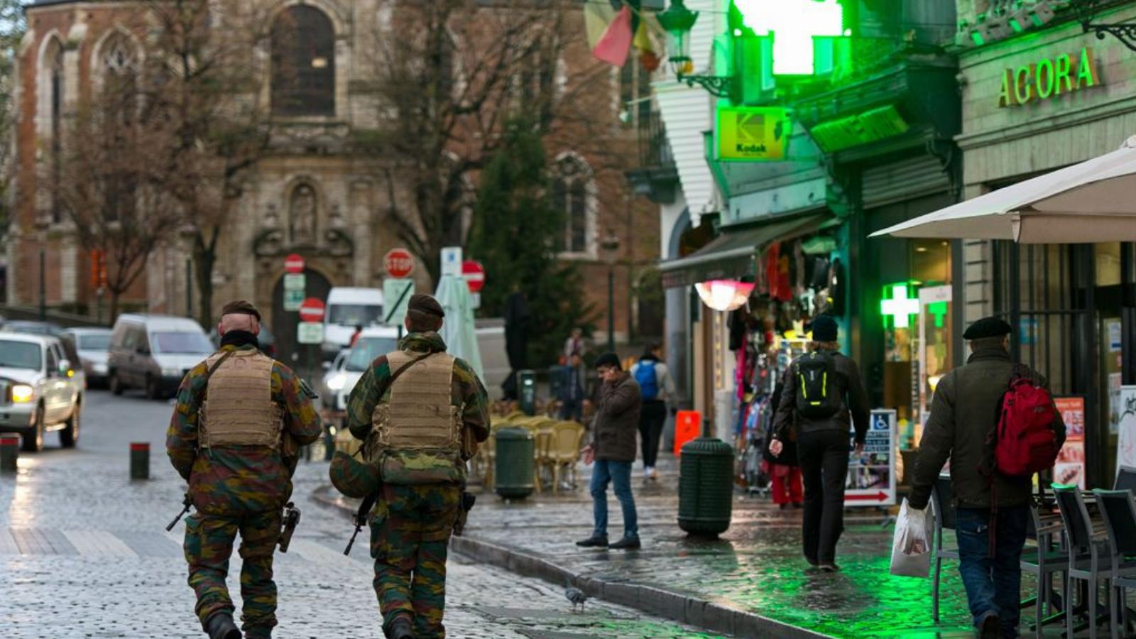 Megszigorították a rendőri készültséget Brüsszelben FOTÓ: EUROPRESS/GETTY IMAGES/BEN PRUCHNIE