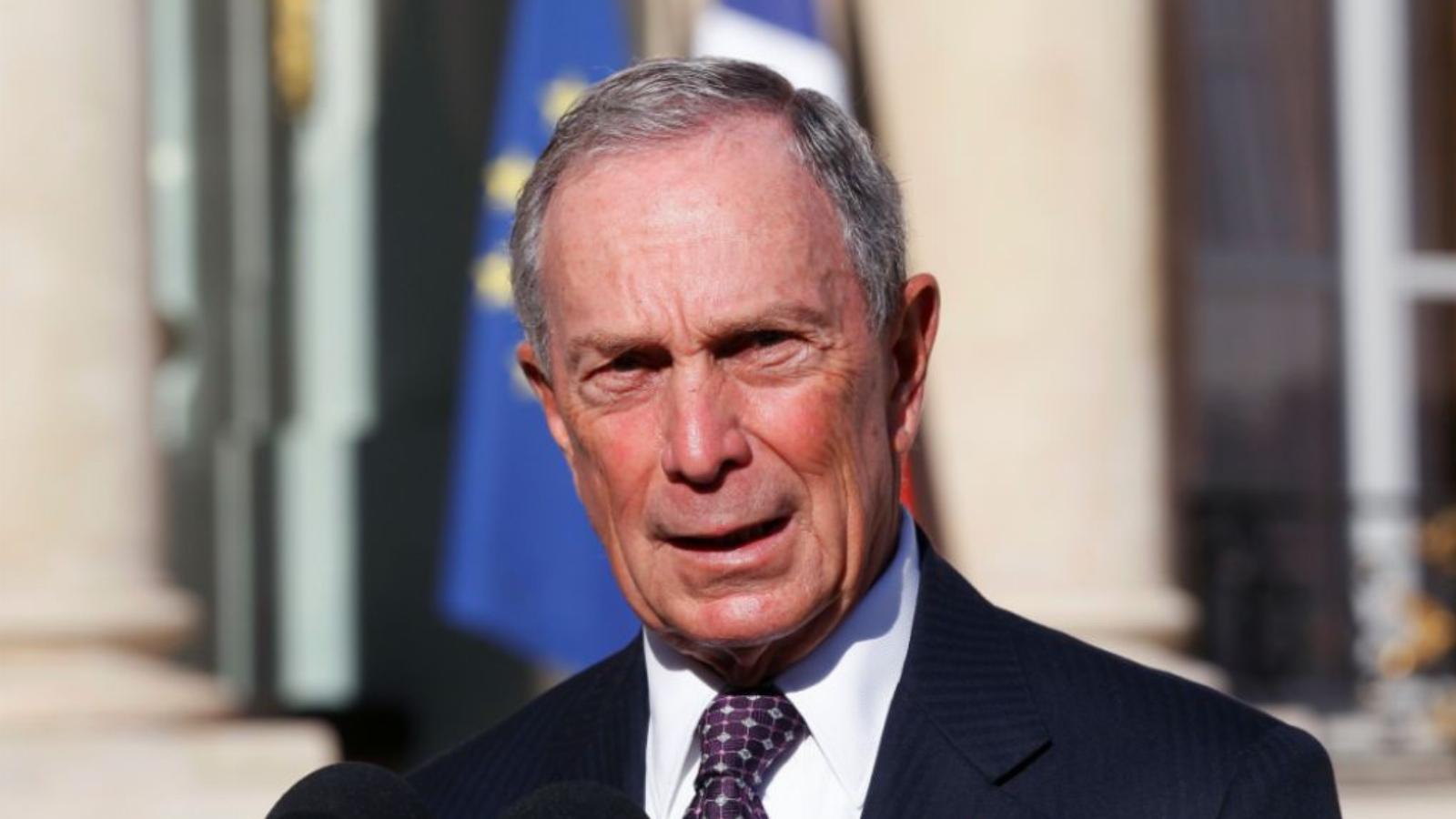 Michael Bloomberg az Élysée-palotában – a párizsi klímacsúcson is részt vett FOTÓ: EUROPRESS/GETTY IMAGES/THIERRY CHESNOT