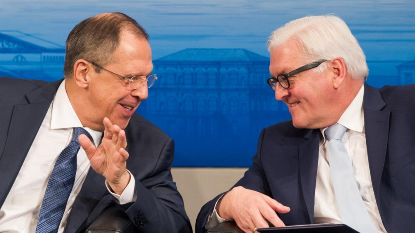 Szergej Lavrov orosz és Frank-Walter Steinmeier német külügyminiszter a müncheni konferencián FOTÓ: EUROPRESS/GETTY IMAGES/LENNA