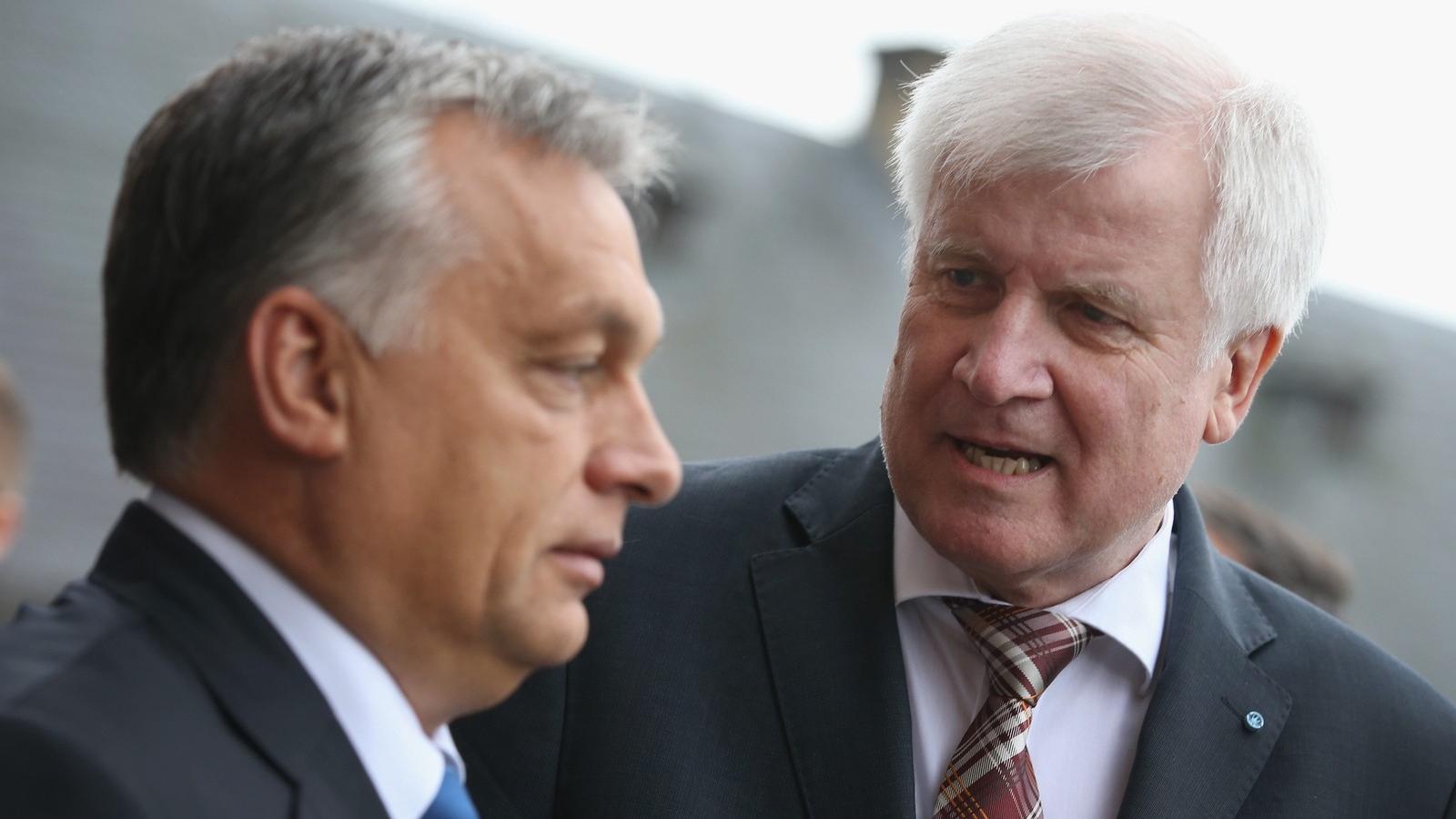 Orbán és Seehofer egy korábbi felvételen. FOTÓ:  Sean Gallup/Getty Images