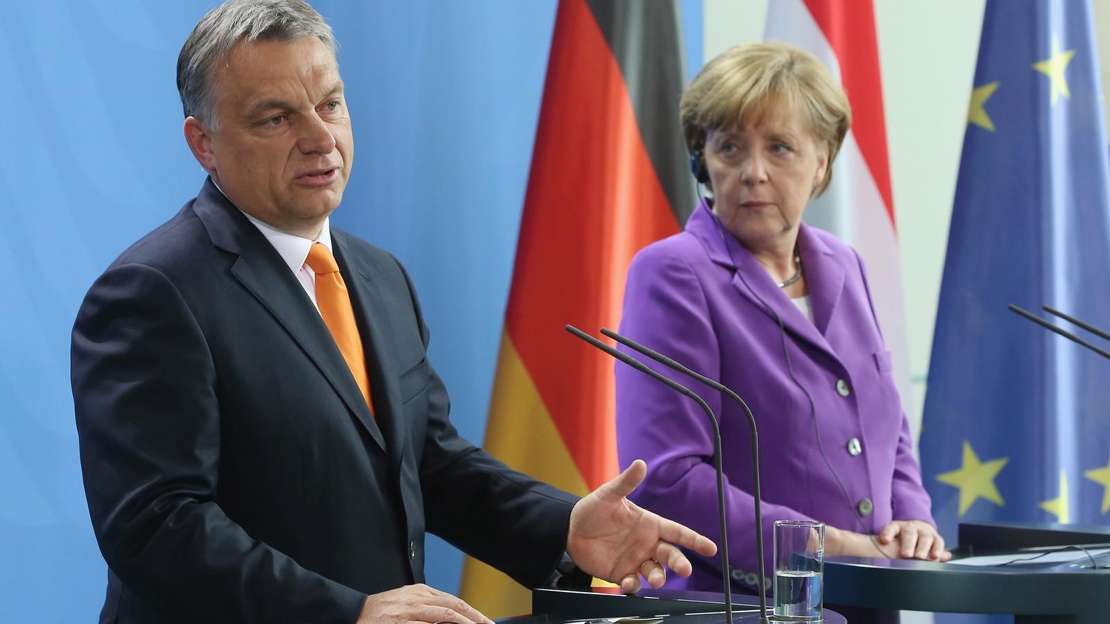 Orbán Berlinben. FOTÓ:  Sean Gallup/Getty Images