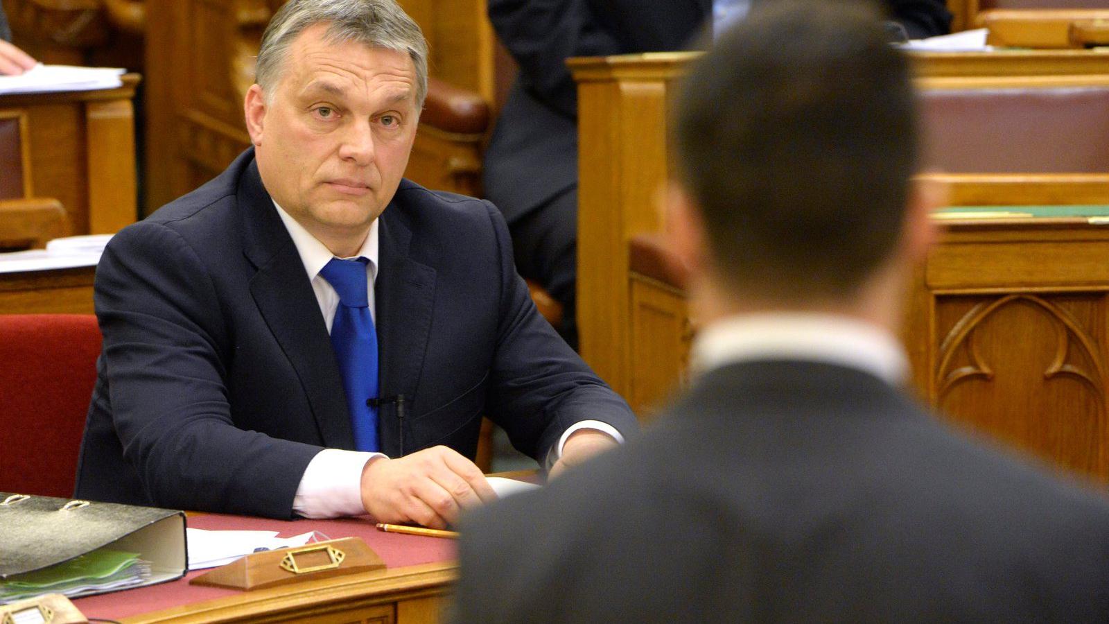 Szemtől szembe: Orbán és Vona újra jót vitázott FOTÓ: MTI/KOVÁCS TAMÁS