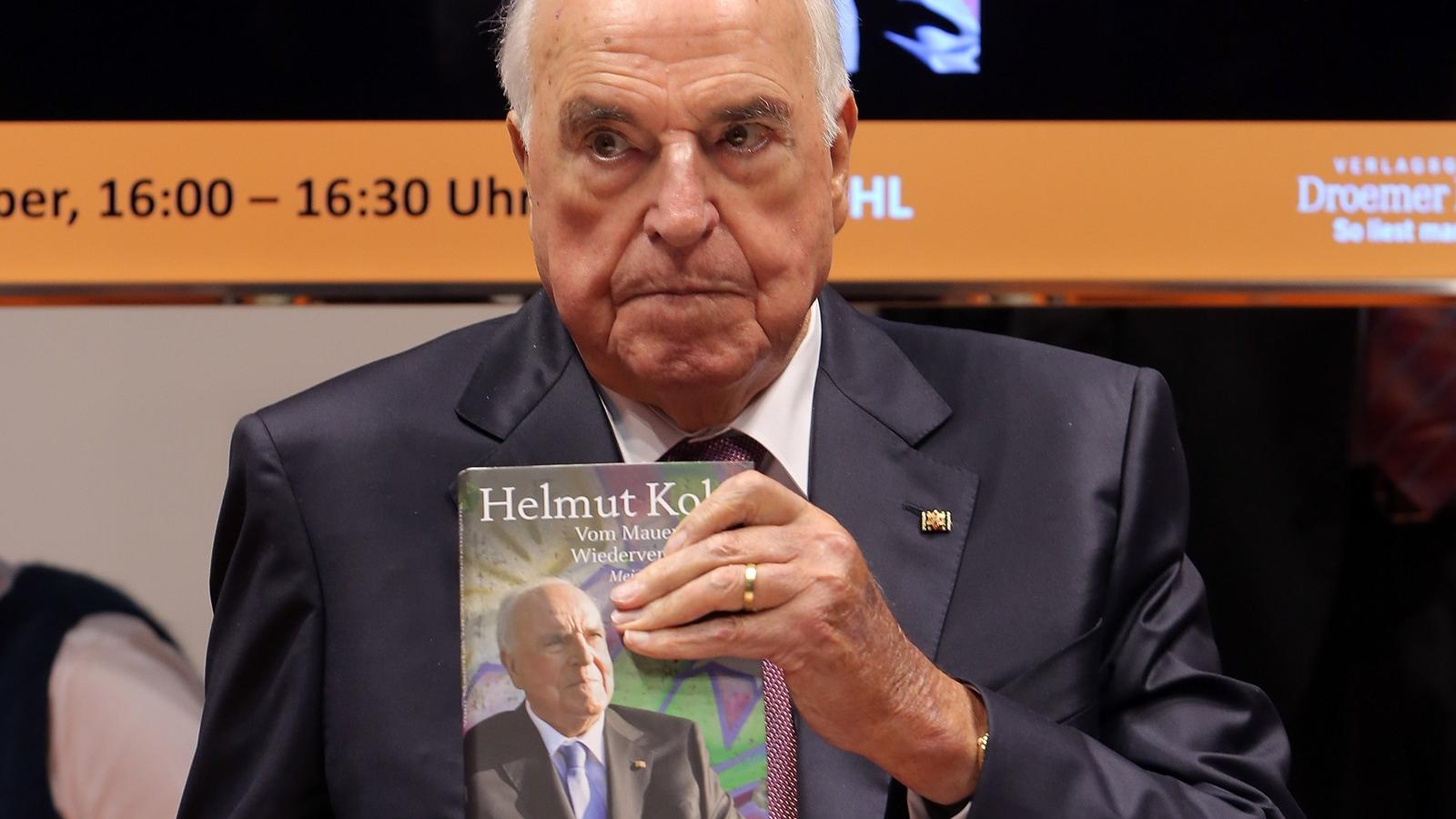 Helmut Kohl a Frankfurti Könyvvásáron 2014-ben - Fotó: Hannelore Foerster/Getty Images
