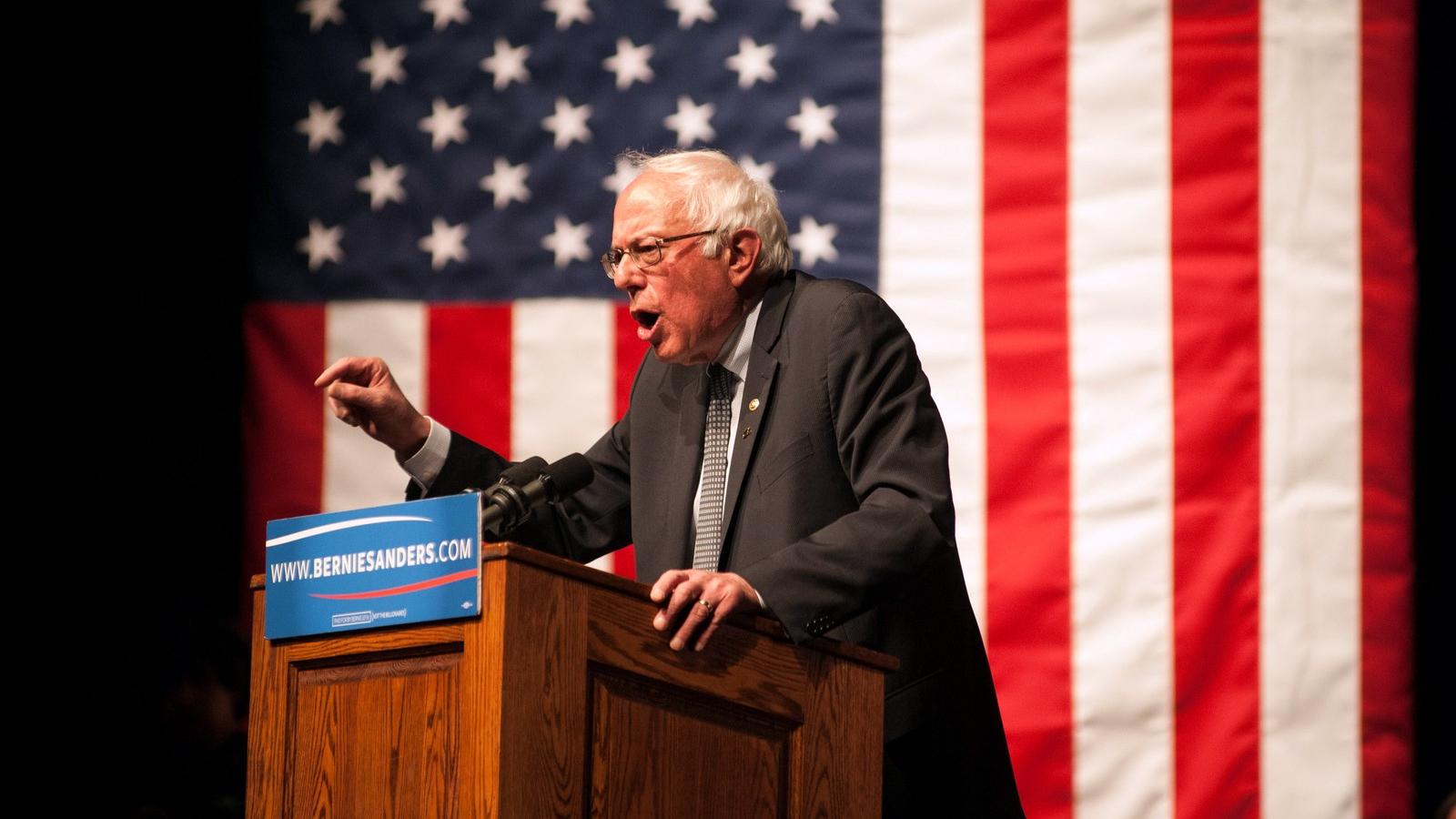 Bernie Sanders amolyan papírforma-győzelmet aratott Wisconsinban FOTÓ: EUROPRESS/GETTY IMAGES/THEO STROOMER