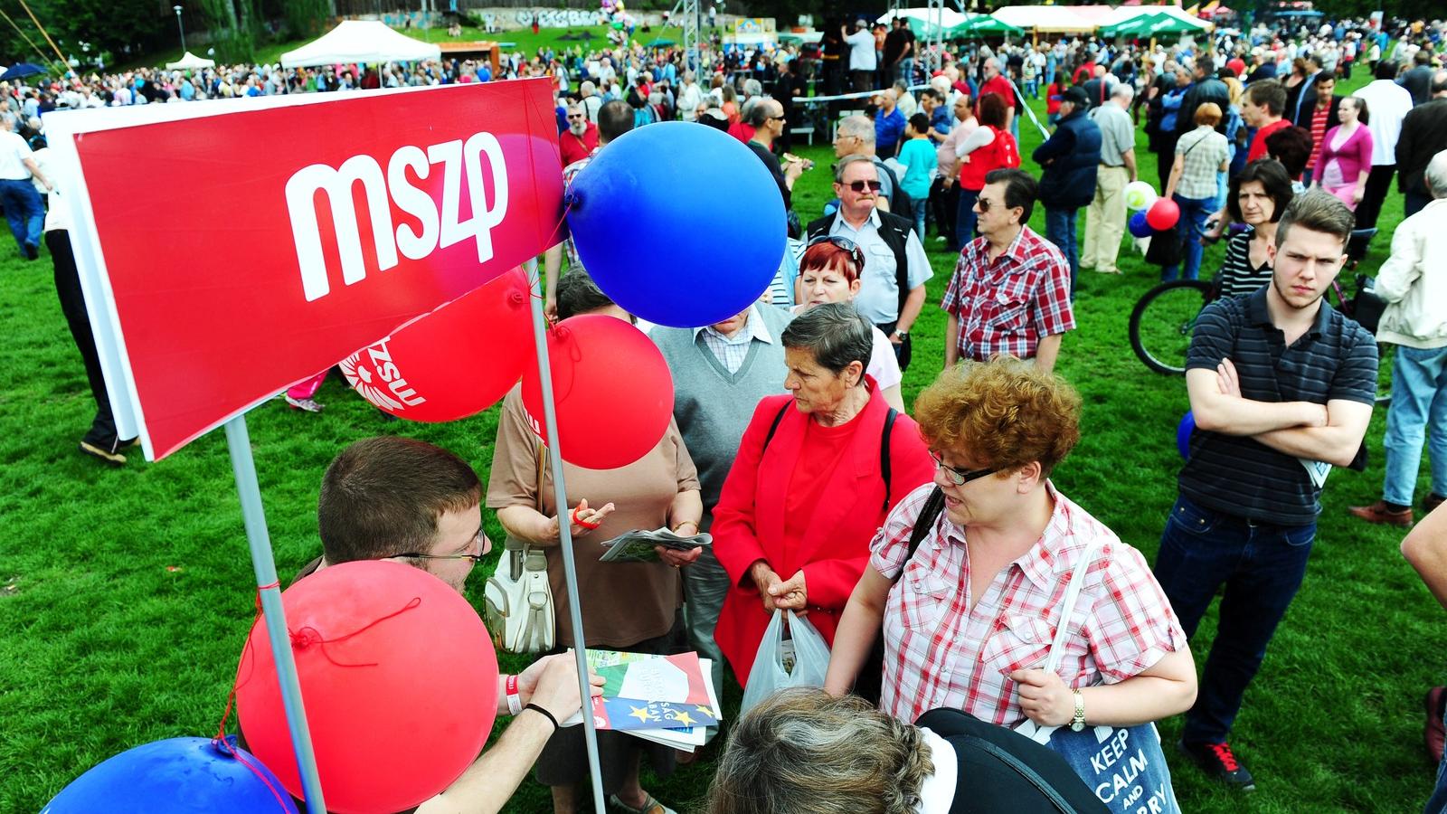 Korábbi felvétel az MSZP egyik május elsejei rendezvényéről. FOTÓ: Vajda József/Népszava