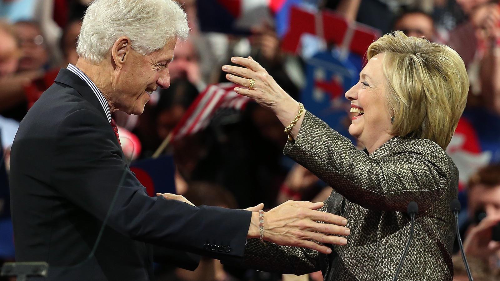 Hillary Clinton és Bill Clinton Fotó: Win McNamee/Getty Images