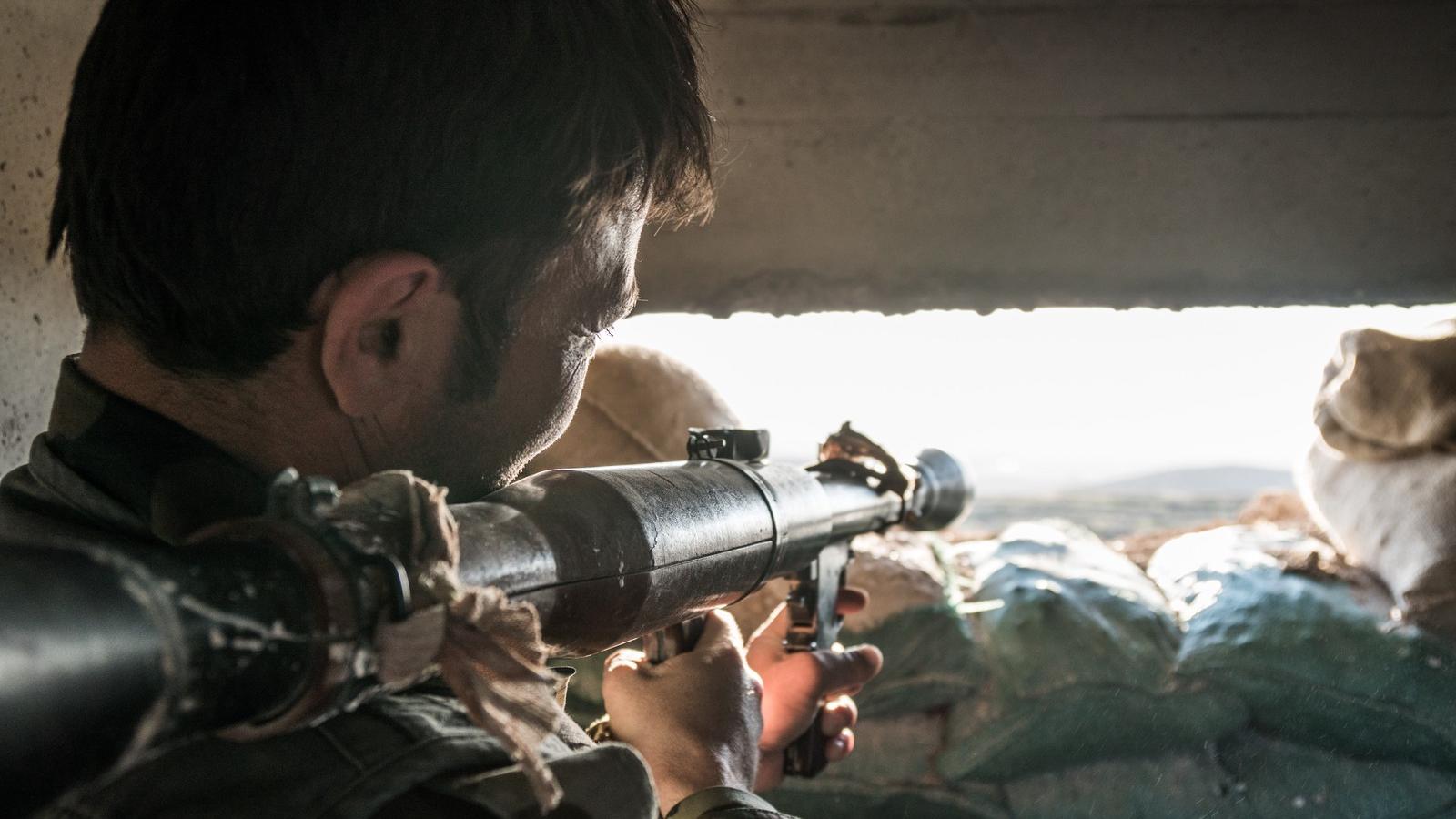 Peshmerga harcos - Fotó: Giles Clarke/Getty Images 